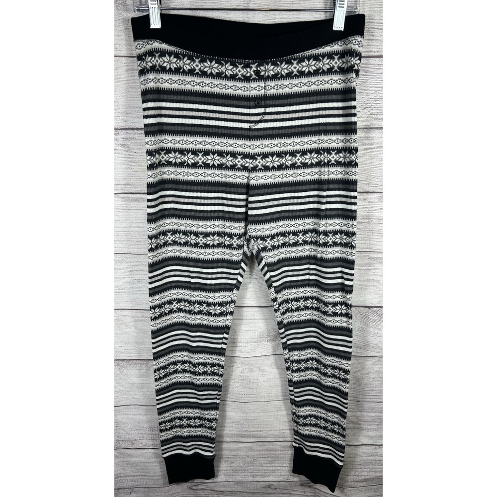 Old Navy Fair Isle Thermal Knit Pajama Lounge Pants Women's Large